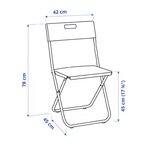 Folding Chair - White