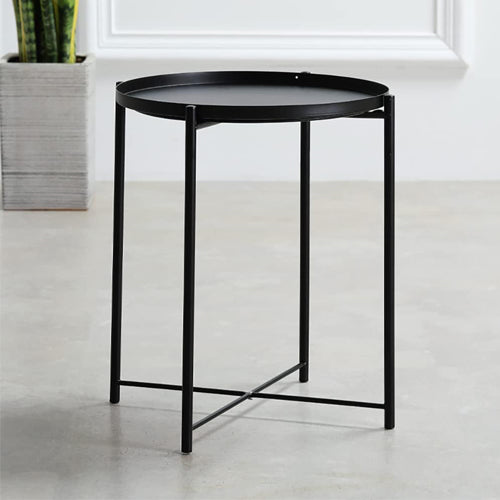 Sleek Black Side Table