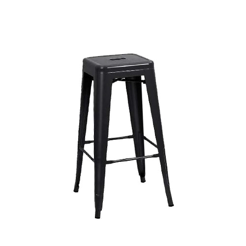 Tolix Bar Stool without back - Black