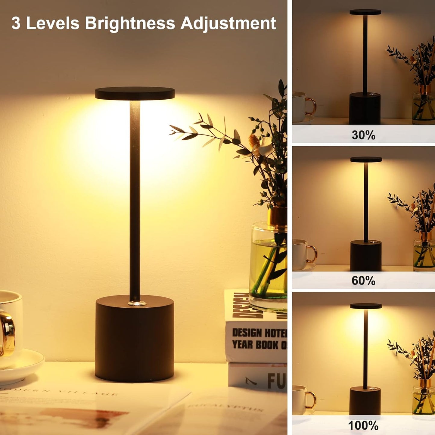 Lumière LED Table Lamp - Black