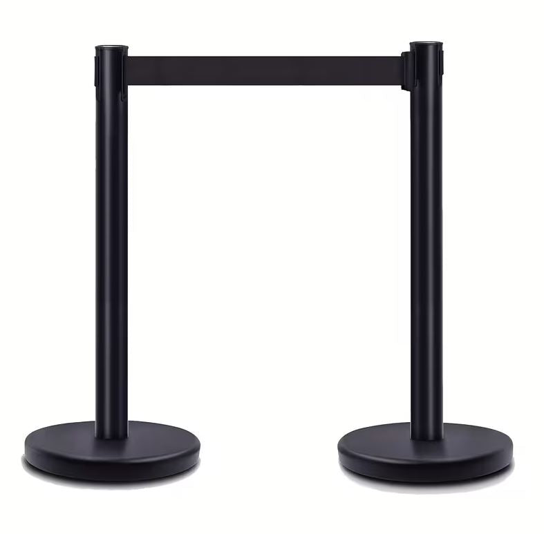 Retractable Poles - Matt Black